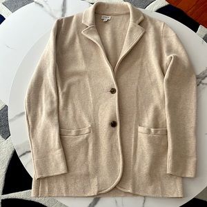 J. Crew Sweater Blazer (Cream)